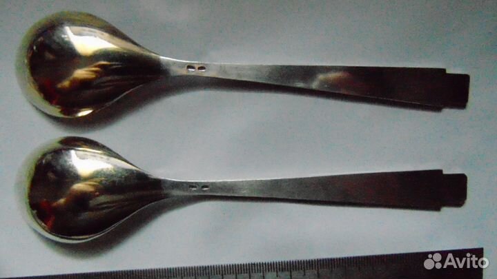 Ложки, серебро 875-й пробы, СССР - 1961 год