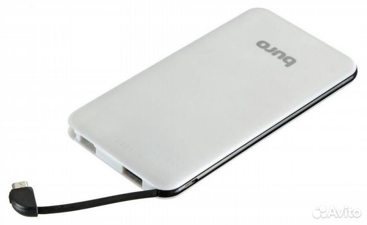 Тонкий (9мм) Power Bank 5000mAh (Li-Pol) +microUSB