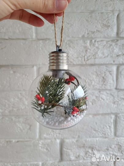Елочная игрушка шар