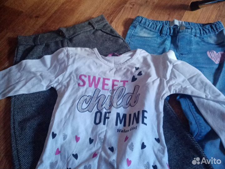 Джинсы(пакет вещи122- 128размер)