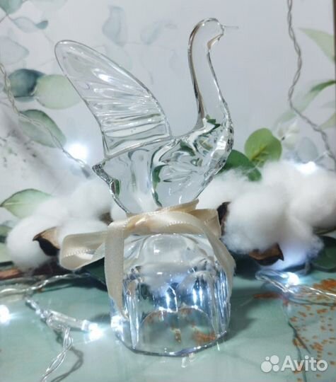 Рюмка СССР хрустальная Гусь перевертыш