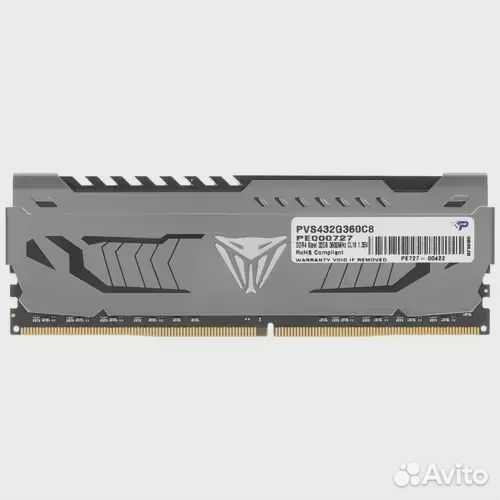 Оперативная память 32 Gb 3600 MHz patriot viper ST