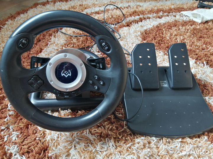 Игровой руль sven GC-W500, педали