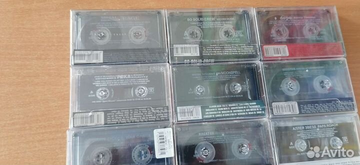 Аудиокассеты. Рок. Металл. Запечатка
