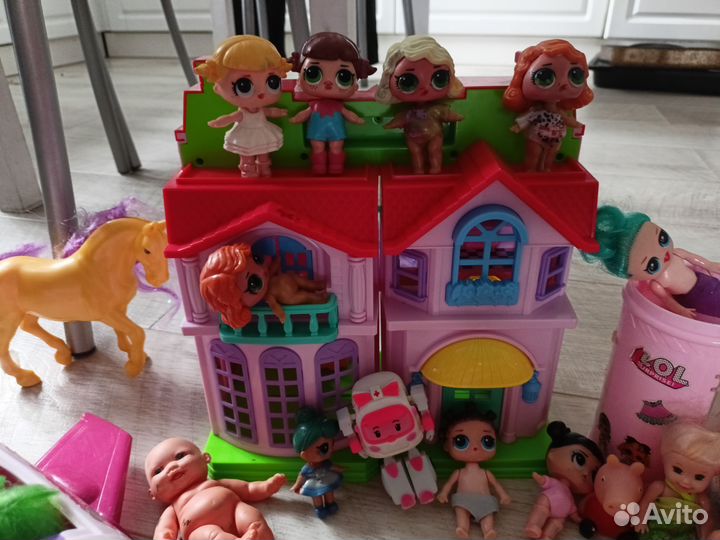 Игрушки пакетом для девочки