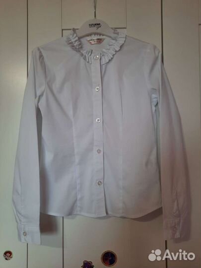 Рубашка для школы девочка 140