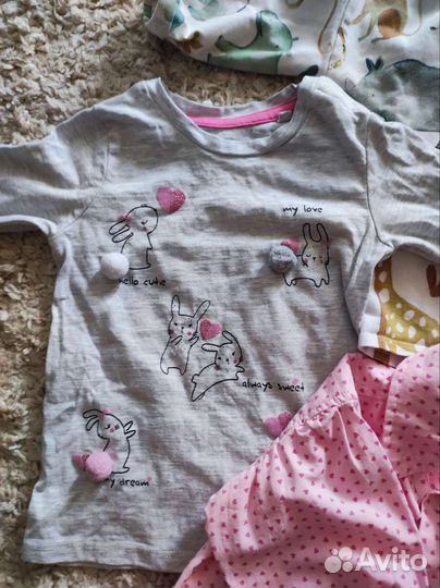 Детские вещи пакетом для девочки 74-80