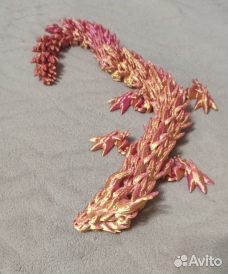 Дракон антистресс, 3D печать