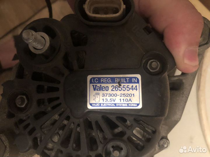 Генератор hyundai sonata nf валео