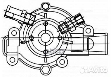 Насос водяной для а м газель-бизнес умз-4216 а274