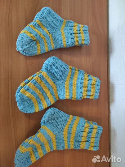 Носки детские ручная вязка