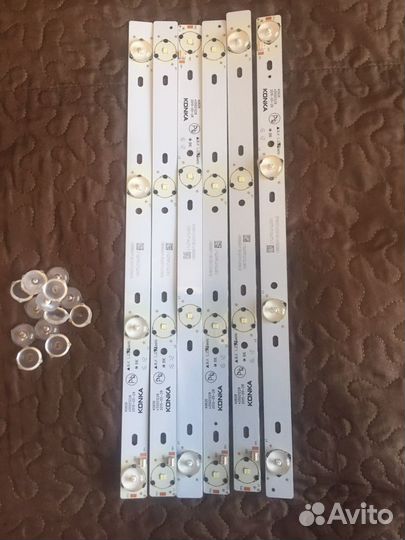 Планки led подсветки телевизора toshiba