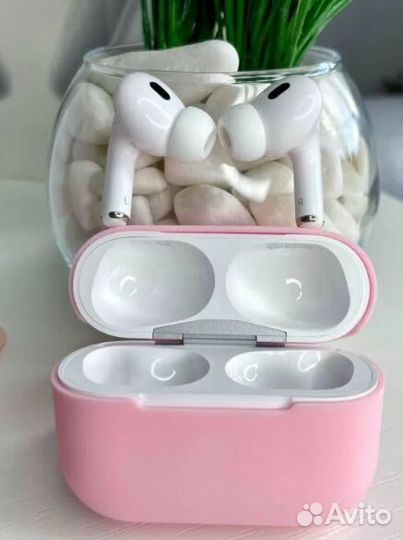 Airpods pro 2 «Оригинал» + Розовый чехол