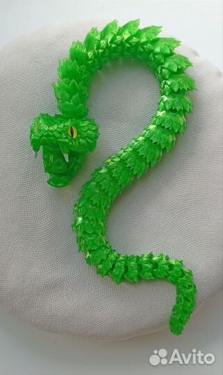 Змея кусачая 3D игрушка подвижная