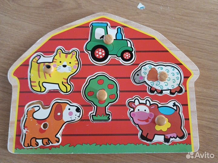 Деревянные пазлы для детей