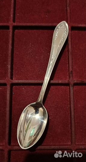 Чайная ложка Пламя серебро