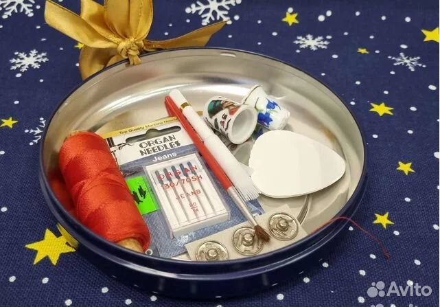 Коробка жестяная круглая