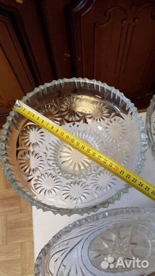 Салатник хрусталь СССР