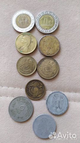 Продам монеты Египет, Тайланд, Турция, Кахзахстан