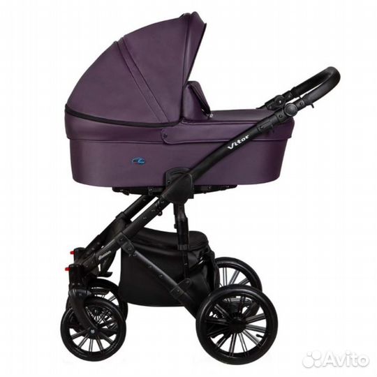 Коляска 3 в 1 экокожа