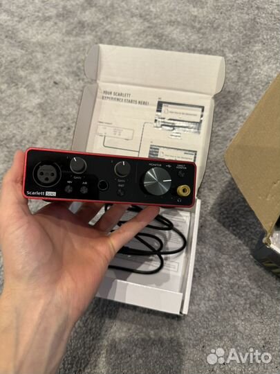 Звуковая карта focusrite scarlett solo 3rd gen