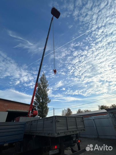 Аренда и услуги манипулятора, стрела 22 м