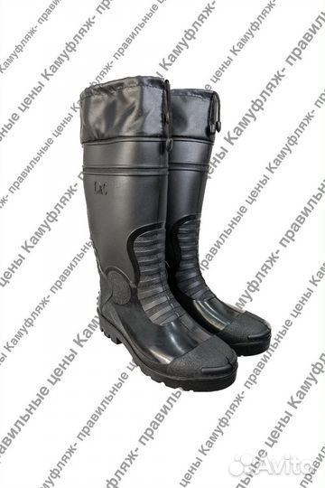 Резиновые сапоги с чулком