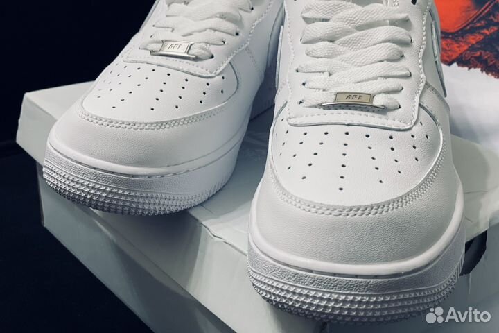 Nike Air Force 1 кроссовки мужские белые