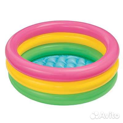 Intexбассейн надувной34л61x22см от1до3лет