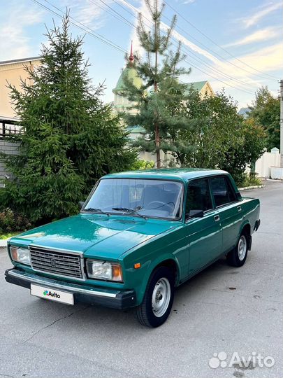 ВАЗ 2107 1.6 МТ, 2003, битый, 89 000 км