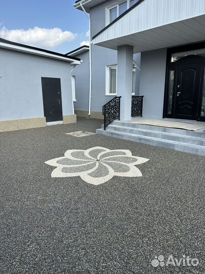 Каменный ковёр(замена тратуарной плитки )