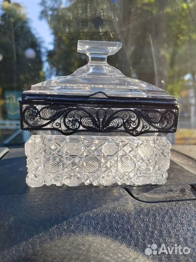 Шкатулка хрусталь