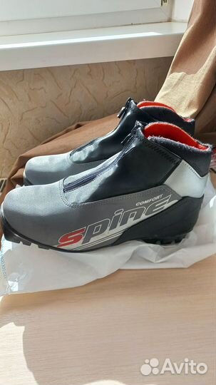 Комплект лыжи Tisa Lady, палки и ботинки лыжные 40