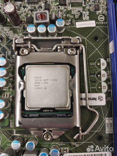 Материнская плата Intel 1155 + i5 2400
