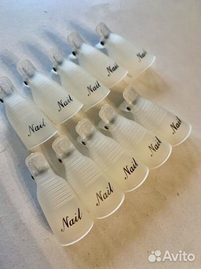 Клипсы/ зажимы для снятия гель лака