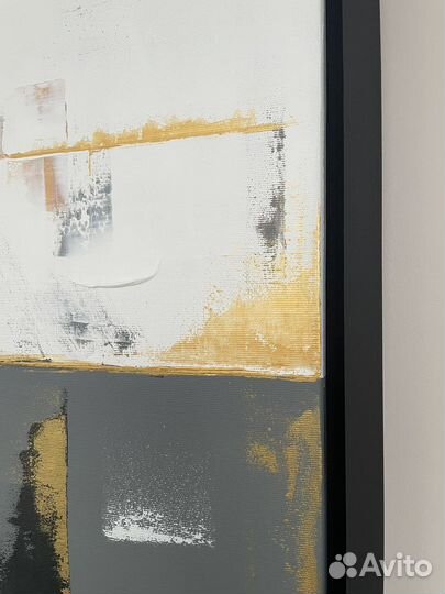 Картина интеьерная абстракция на холстещ