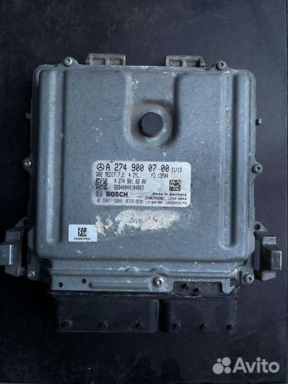 Мозги эбу мерседес w204 w212 A274