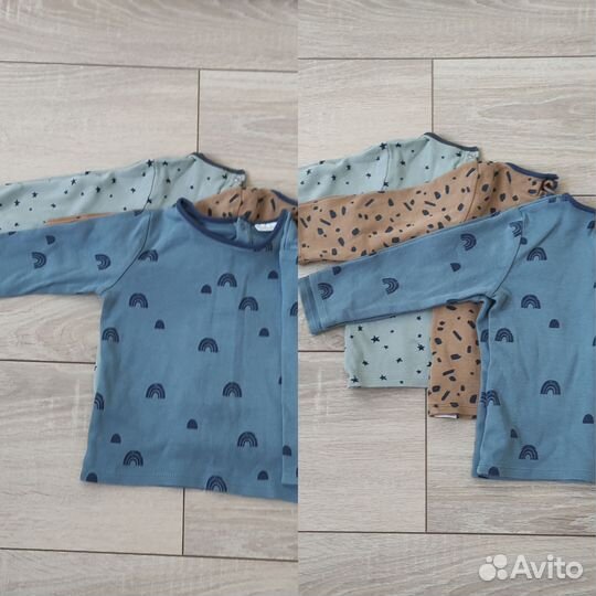 Вещи пакетом на мальчика 74 80 hm, next