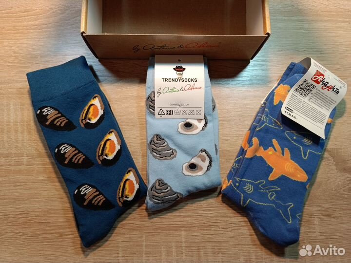 Носки в коробочке 3 пары