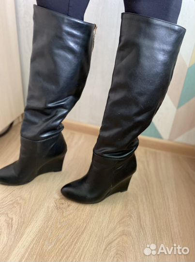 Сапоги зимние натуральная кожа