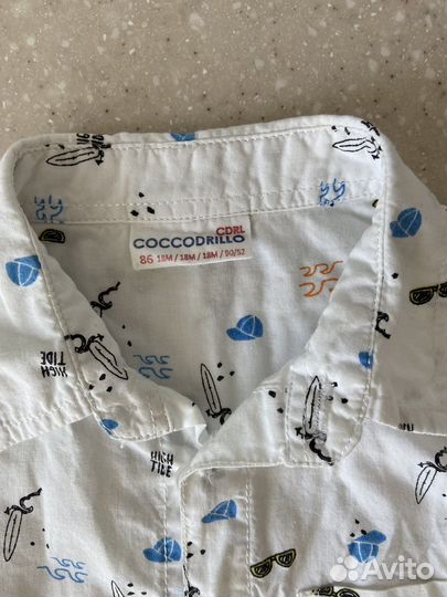 Рубашка и шорты на мальчика 86