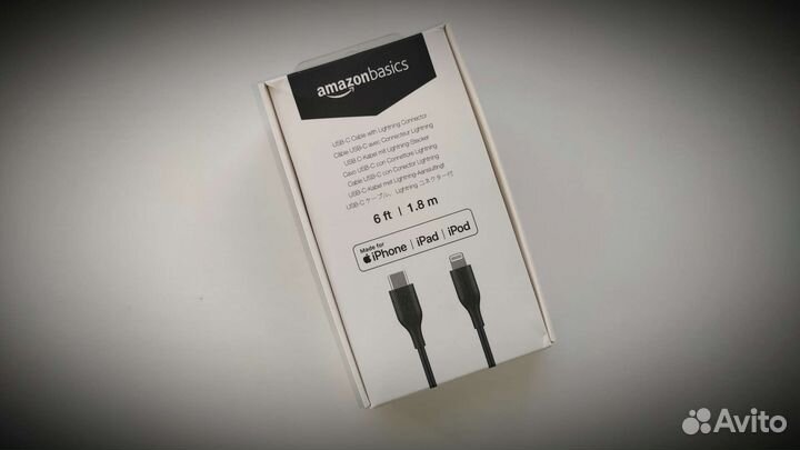 Кабель USB-C - Lightning 1.8м