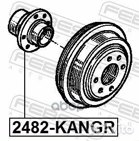 Ступица задняя 2482-kangr Febest