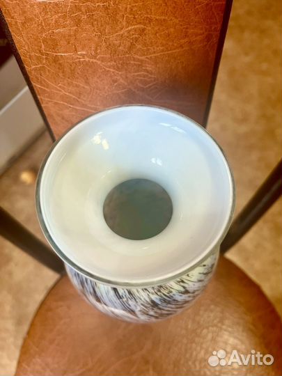 Советская ваза, цветное стекло