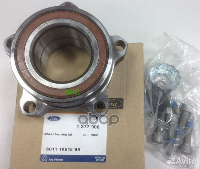 Ремкомплект подшипника колеса transit 2006- 137