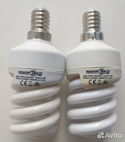 Энергосберегающие лампочки