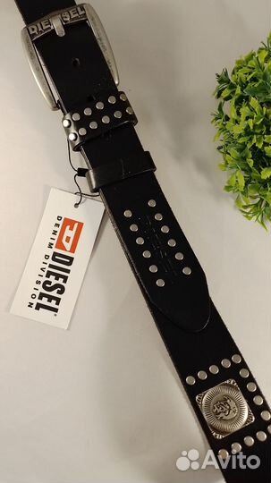 Ремни Diesel клепаные натуральная кожа