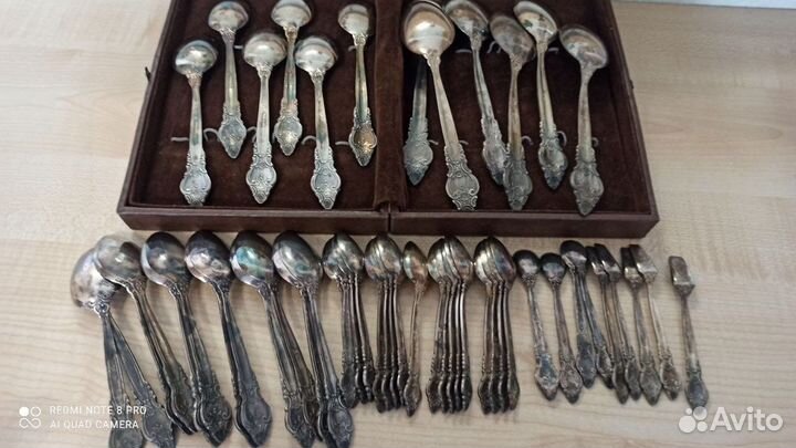 Столовые приборы Троянда мельхиор посеребрение