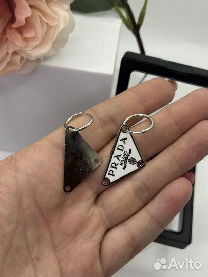 Серьги prada