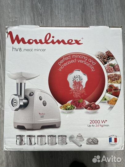Мясорубка moulinex HV8